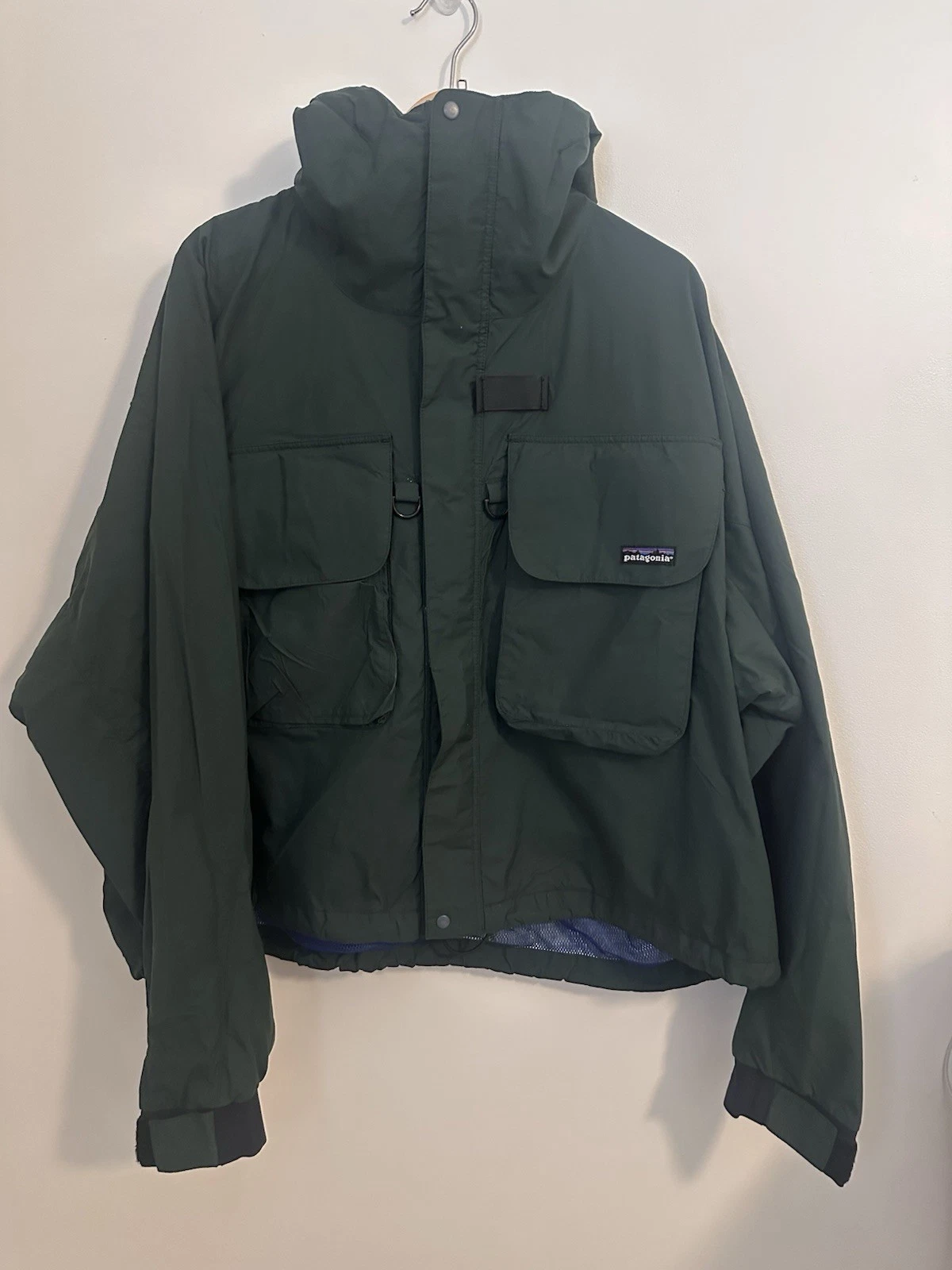 Vintage Patagonia 1990 SST Fly Fishing Deep Wading Jacket Sz XXL Green
Opens in a new window or tab