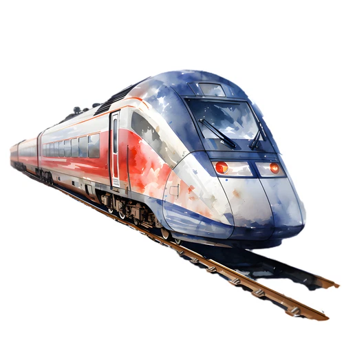 Train Self Adhesive Vinyl Waterproof Sticker