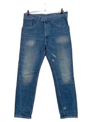 EVISU x Puma Jeans Herren W36 Regular Fit Denim Used Look Blau