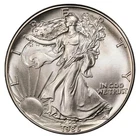 1986 American Silver Eagle - BU .999 Silver - First Year of Issue
