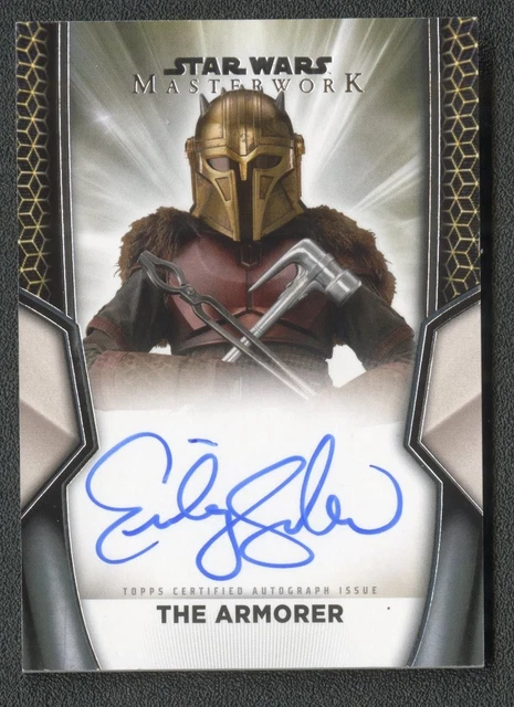 2025 Topps Star Wars Masterwork Emily Swallow "The Armorer" Autogramm #A-ES
