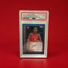 Collin Murray-Boyles 2025-26 Topps Chrome Blue Refractor RC Auto /150 PSA 9
