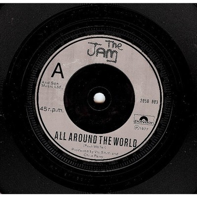The Jam - All Around The World c/w Carnaby Str (Vinyl 7'' - 1977 - UK - Original)