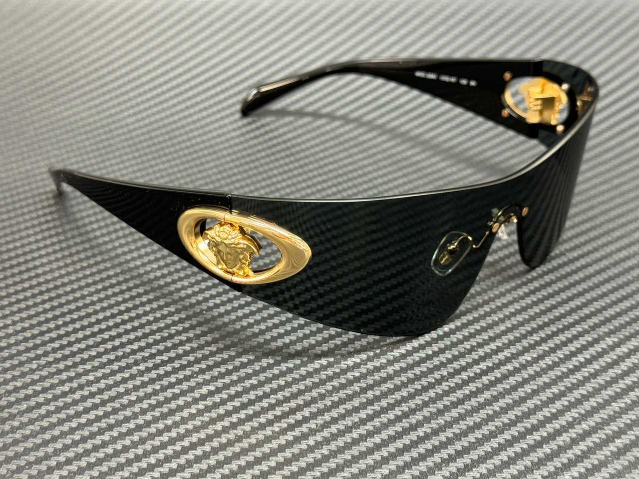 VERSACE VE2280 100287 Black Grey Women's 70 mm Sunglasses thumbnail 3