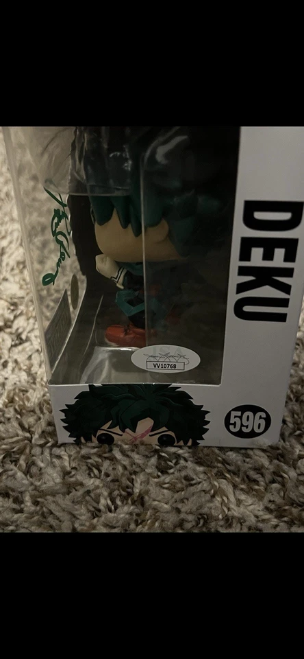 Deku Funko Pop (Glow-in-The-Dark) - Signed By Justin Briner - Image 2 of 4