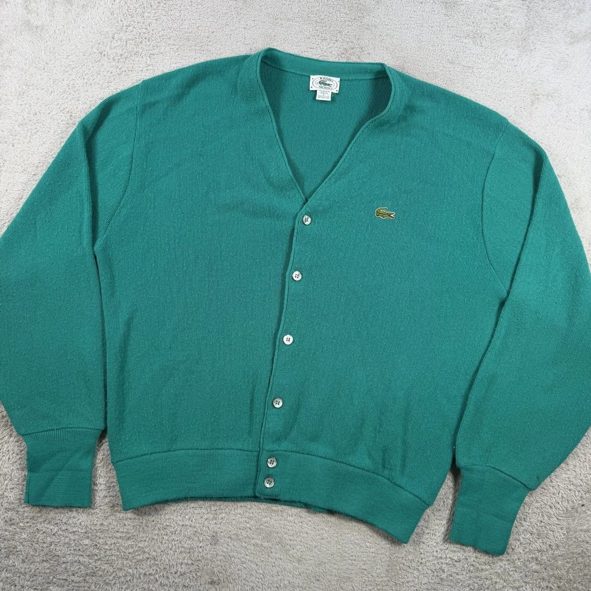 Green Cardigan Sweaters Izod Lacoste for Men for sale - eBay