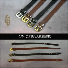 1/6 Scale Soldier Leather Belt Model for12'' Male 