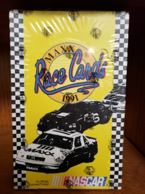 1991 MAXX RACE CARDS FACTORY SEALED HOBBY BOX 36 PACKS NASCAR | eBay