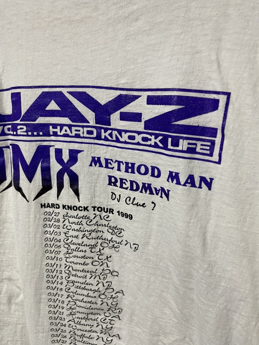 vintage 90s JAY-Z HARD KNOCK LIFE TOUR 1999 HIP HOP DMX