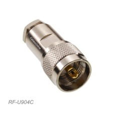 UHF PL-259 Male Clamp-Type RF Connector for RG58 RG142 RG400 LMR195 Coax