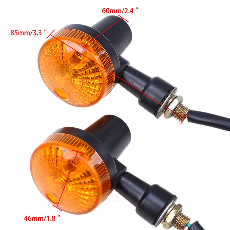 Желтый указатель поворота мотоцикла для скутера Honda Suzuki GN125 GSXR - Изображение 4 из 4