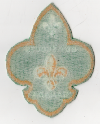 BOY SCOUT SCOUTISMO DISTINTIVO IN STOFFA RICAMATO CANADA SCOUTING