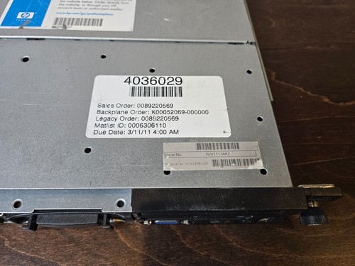 HP ProLiant DL360 G7 Rack Mount Server Xeon E5606 Quad-Core 4GB RAM NO HDD/OS - Bild 5 von 14