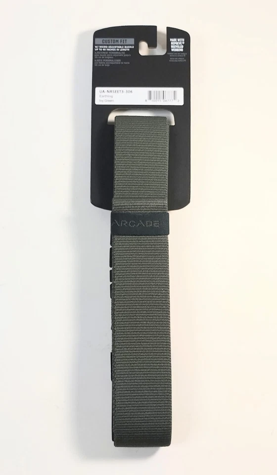 Arcade Performance Stretch Belt Color: Earthing Ivy Green One Size up to 40" - Image 2 of 4