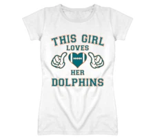 This Girl Loves Her Miami Dolphins Football T Shirt