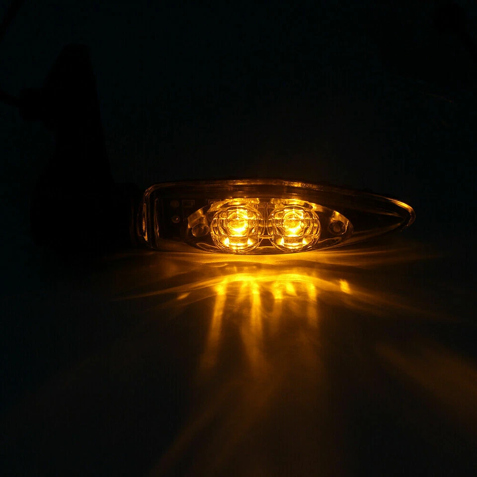 4x Feux Clignotants Avant Arrière Indicateur LED pour BMW R1200GS S1000RR F800GS - Photo 2/4
