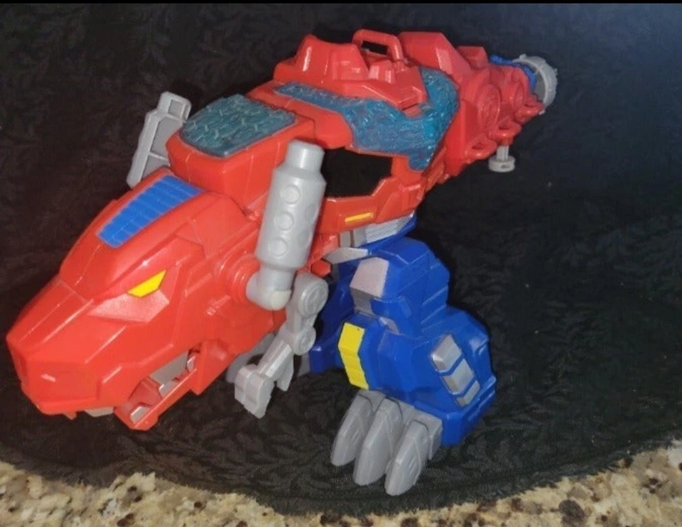Playskool Transformers Rescue Bots Optimus Primal 9" T-Rex Dinosaur - Image 3 of 3