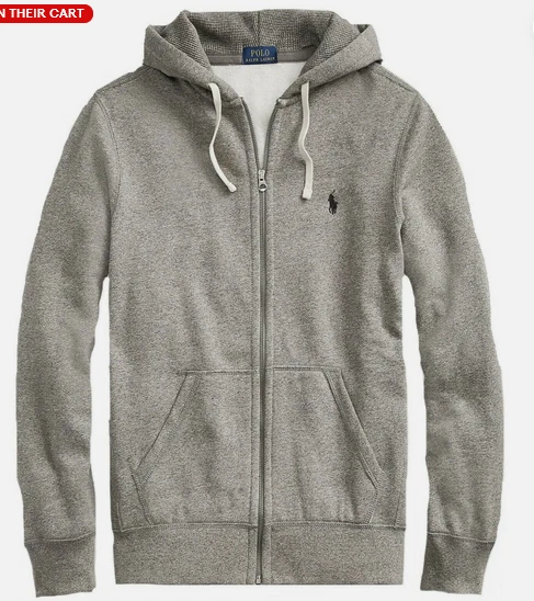 Mens Tommy Hilfiger Logo Hoody Hooded Full Zip Sweatshirt Jacket New With Tags image 1