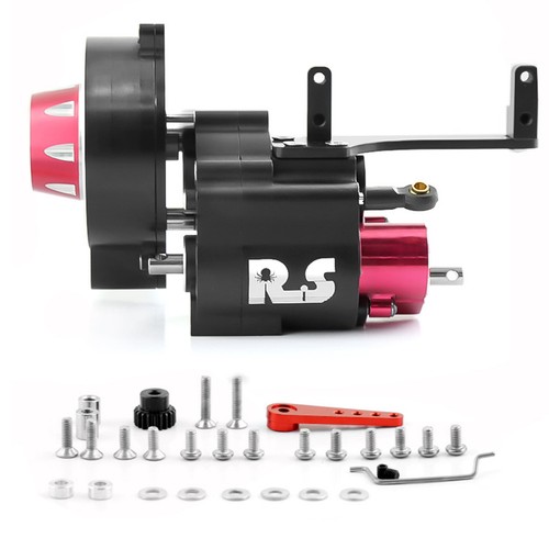 RC Car Transmission Gearbox For Axial SCX10& SCX10 II III 1/10 RC Crawler Car b - Picture 2 of 20