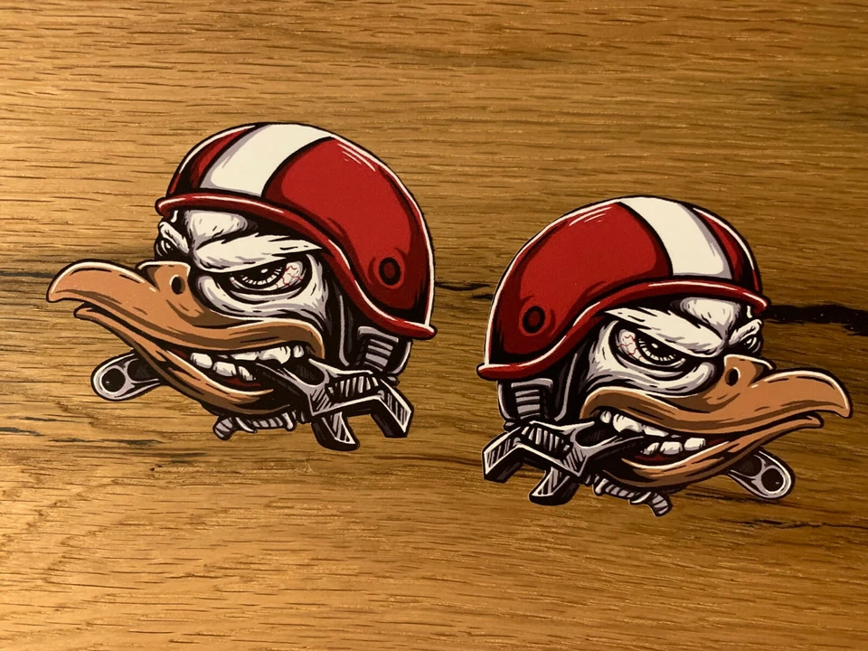 2x Adler Aufkleber Sticker Eagle Motorrad Tank Biker Chopper Custom Retro V2 682