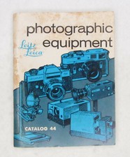 Vintage 1971 Leitz Leica Catalog No. 44 Booklet featuring M4; Leicaflex