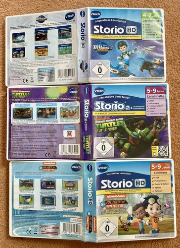 Set !!! Vtech Storio Max 2.0 Lern-Tablet für Kinder 4-9 Jahre Blau + 6 Spiele - Bild 10 von 13