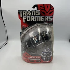 2006 Transformers Movie Deluxe Class Barricade Action Figure Police Decepticon