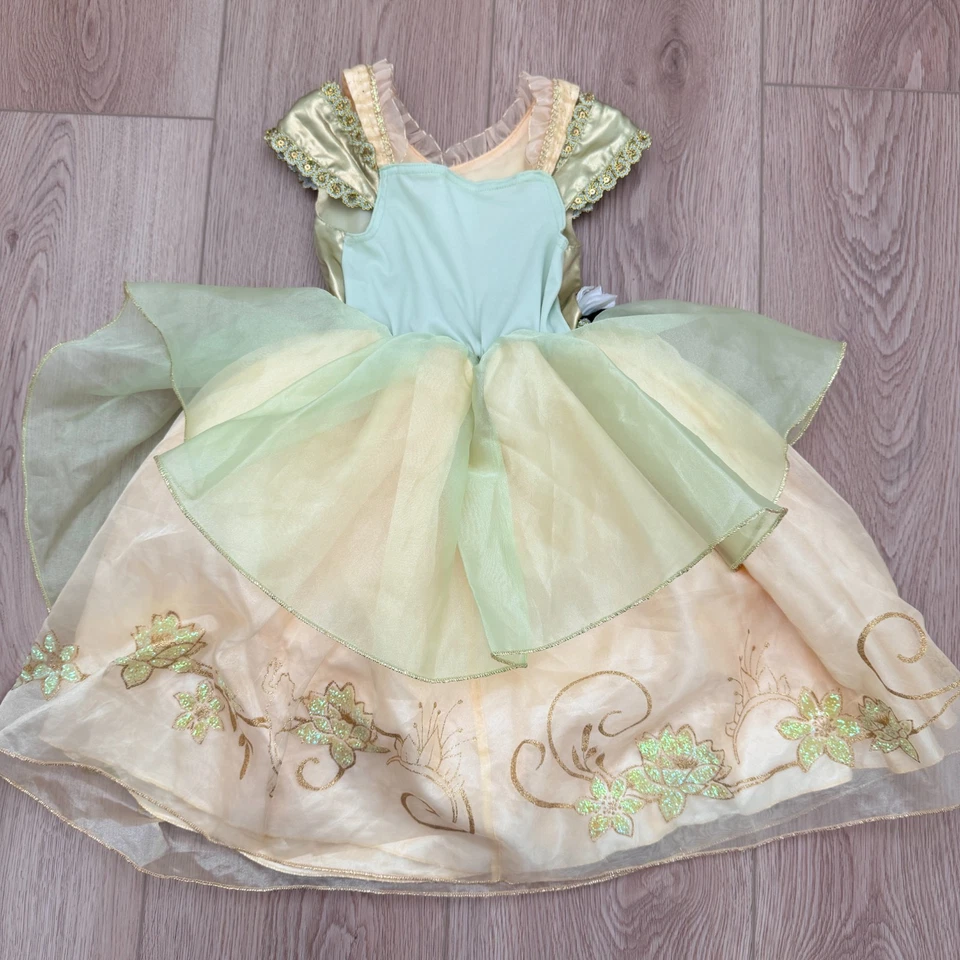 Disney Store Tiana Princess And The Frog Costume Child Size 3T EUC Halloween - Image 3 of 4
