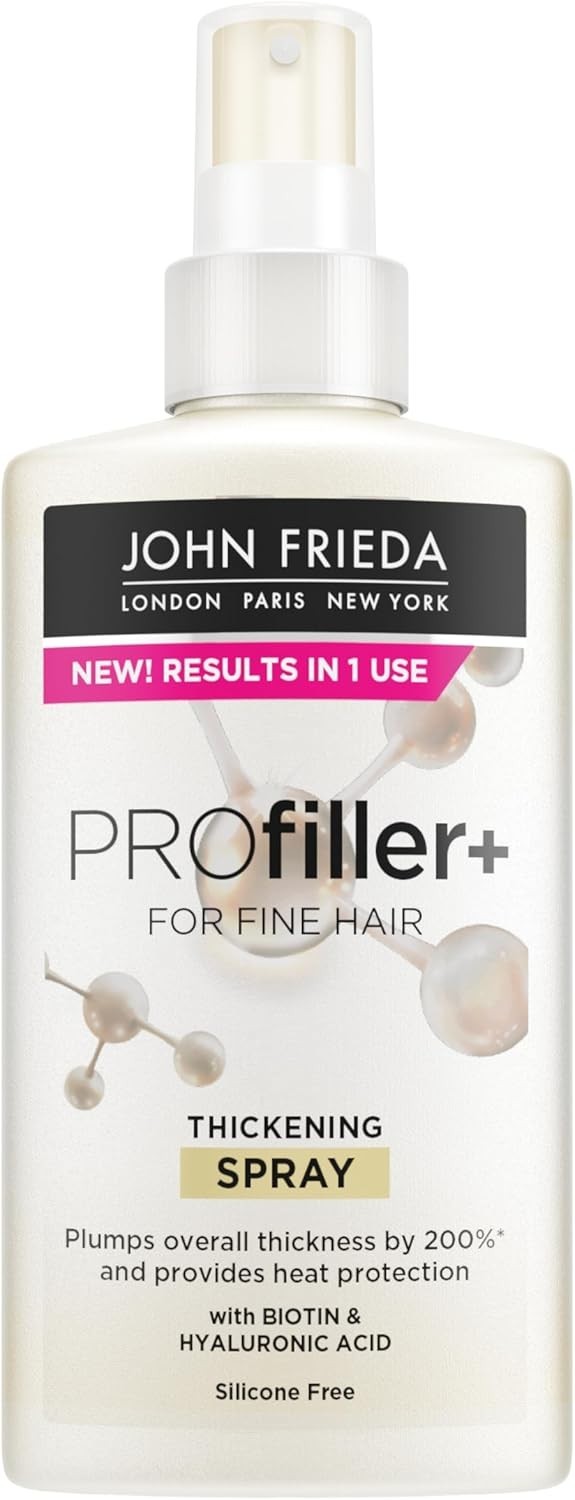 John Frieda Profiler+ Thickening Spray 150ml Fine Hair with Biotin & Hyaluronic