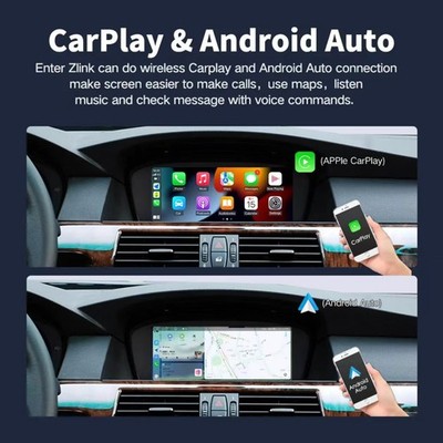 Wireless CarPlay Linux TouchScreen For BMW 3 5 Series E90 E91 E60 E61 E62 E63CCC