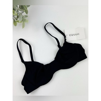 Hanro Allure Underwire Bra Women's Size 32A Style 1459 in Black