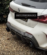 2 x 4.5" BLUE & BLACK CARBON FIBRE AKRAPOVIC EXHAUST TIPS BMW F44 M235i 2020-24
