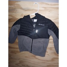 Columbia Insulated Jacket Grey Black Kids 6/7