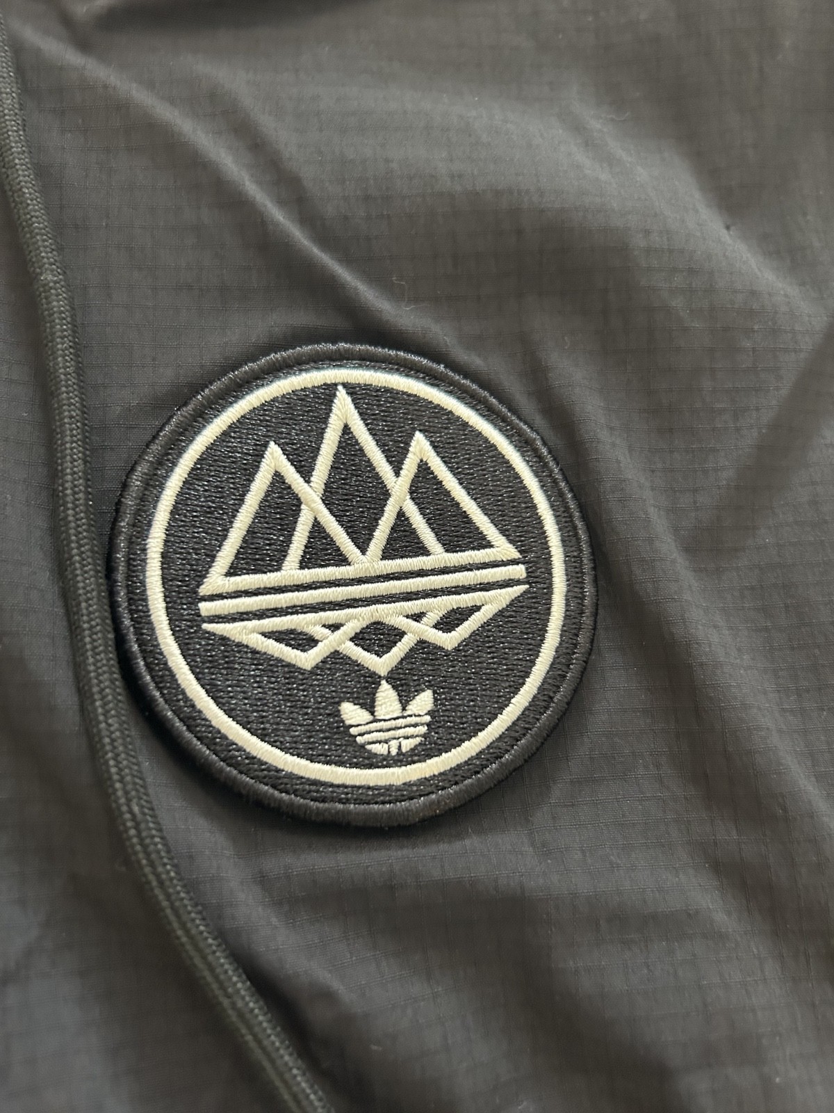 adidas SPZL FC Todmorden Black Smock With black & Red Badges 24”PTP image 6