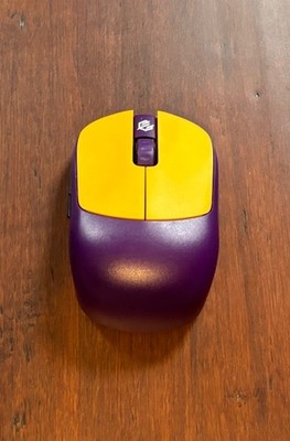 G-Wolves HSK Plus HSK+ Wireless Gaming Mouse Purple Yellow Light Use Tested