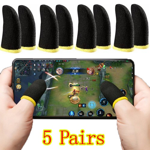 10x Mobile Game Thumb Sleeves Phone Gaming Finger sleeve Cod Mobile Anti-sweat. - Picture 2 of 10