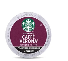 Starbucks Caffe Verona Ground Coffee K-Cup 120 Count Bulk Pack