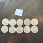 1965-1969 Kennedy Half Dollar Mixed 40% Silver 1/2 Roll 10 Coins Lot #156