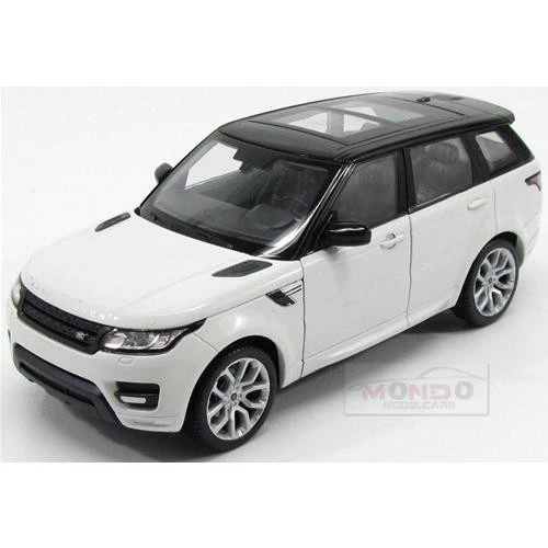 1:24 WELLY Land Rover Range Rover Sport 2014 White Black WE24059W - Immagine 2 di 2