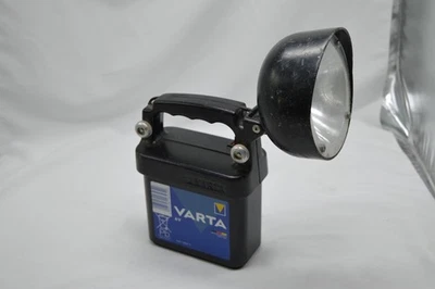 Lampe de travail VARTA fonctionne parfaitement PILE NEUVE noir - Photo 1/4