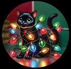 Christmas Advent Hayleybug 1/10th oz Cat Astrophy Silver Round