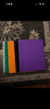 Poly Folders 3 Holes Punched And 2 Pockets