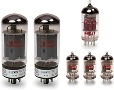 Bandmaster Tube Set with Matched Power Tubes, Ruby and JJ Brand Tubes,...