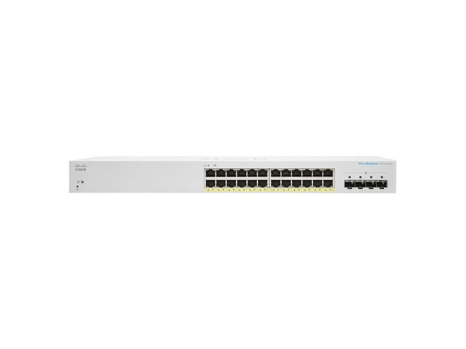 Cisco Business CBS220-24P-4X Ethernet Switch, 24 Ports - Manageable - 2 Layer - Image 2 of 3