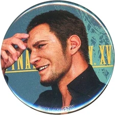 Final Fantasy XV Cor Leonis Pin Badge Collection Square Enix Cafe 6th Japan A881