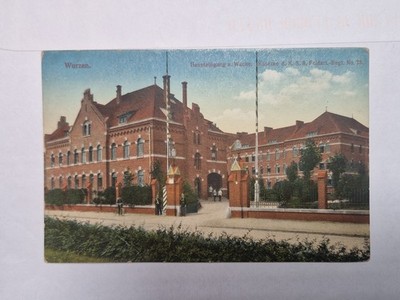 (B) AK PK Wurzen Haupteingang Wache Kaserne d. K. S. Feldart. Regt. Nr 78