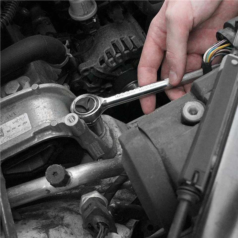 Goodyear Socket Set Screwdriver Bits Ratchet 1/2" 1/4" Tool Wrench Bit Kit 94pc - Image 4 of 4