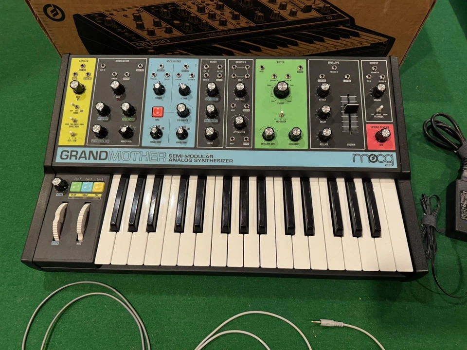 Moog Grandmother Semi-Modular Analog Synthesizer Multi-Colored - Image 2 of 4