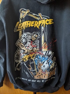 Warren Lotas Leatherface Texas Chainsaw Massacre Black Mens XL