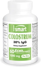 Supersmart Colostrum Supplement 1000Mg High Concentration Bovine Colostrum & Lac